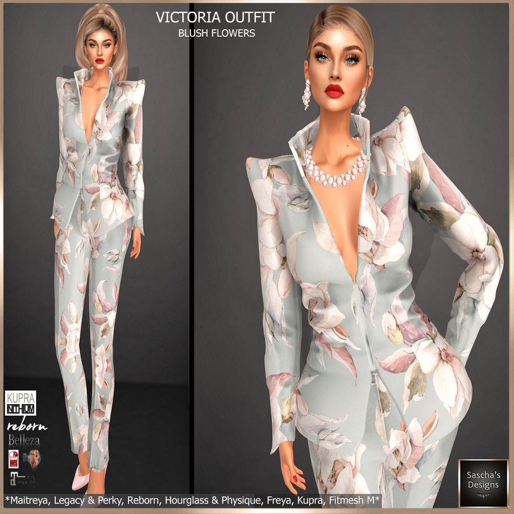 SASCHA'S DESIGNS Victoria Blush Flowers Outfit Exclusive… Flickr