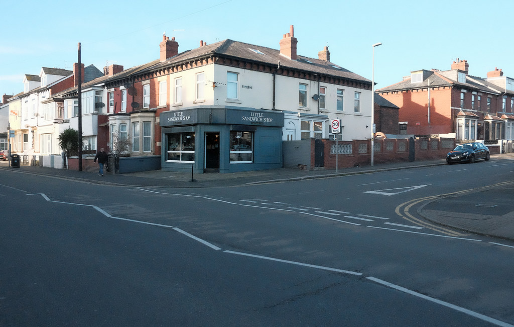 little sandwich shop grasmere road, blackpool Blackpool in colour
