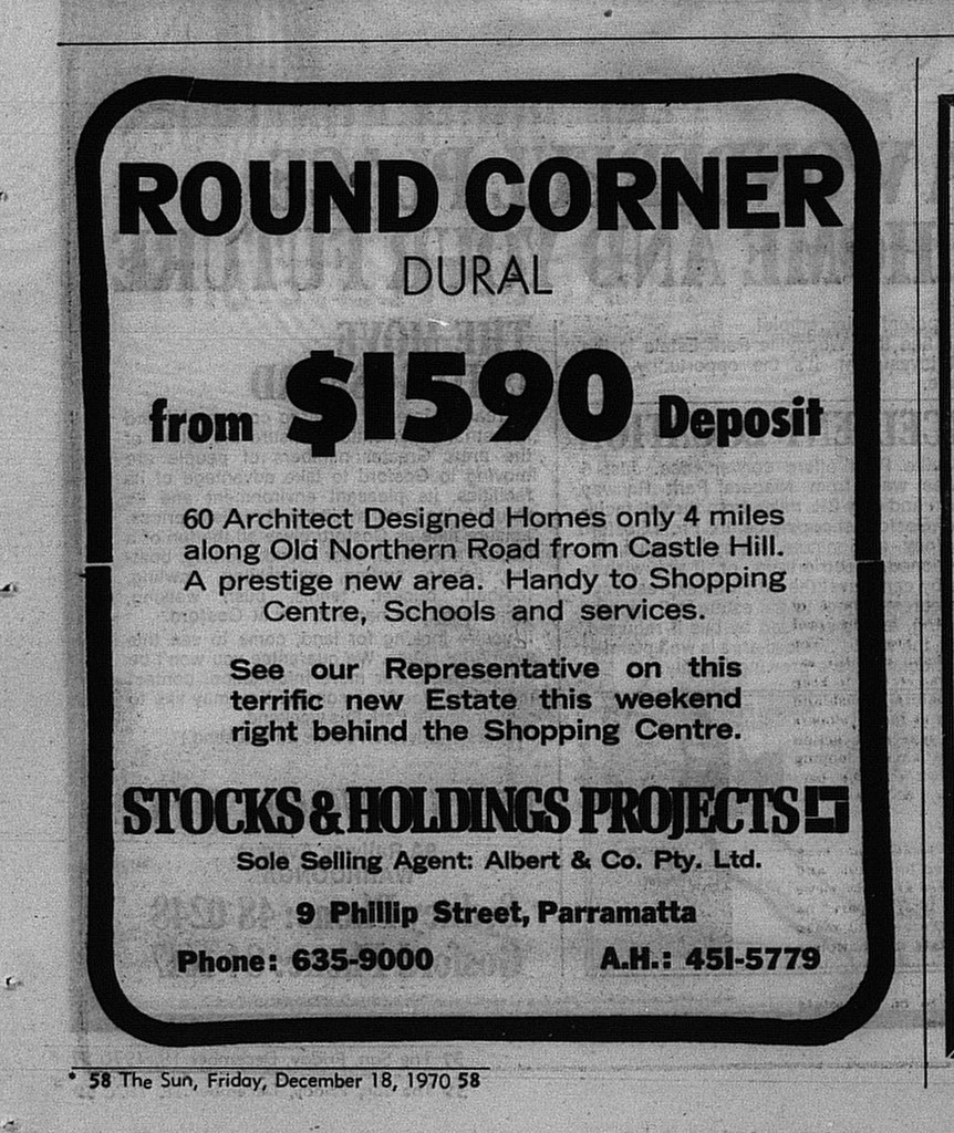Dural Land Sale Ad December 18 1970 The Sun 58 fabianamuso Flickr