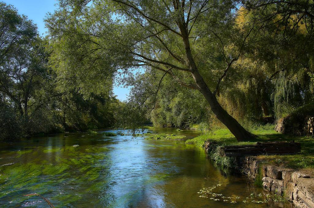 The Sauldre river from M. Eric house La Sauldre vue de che… Flickr