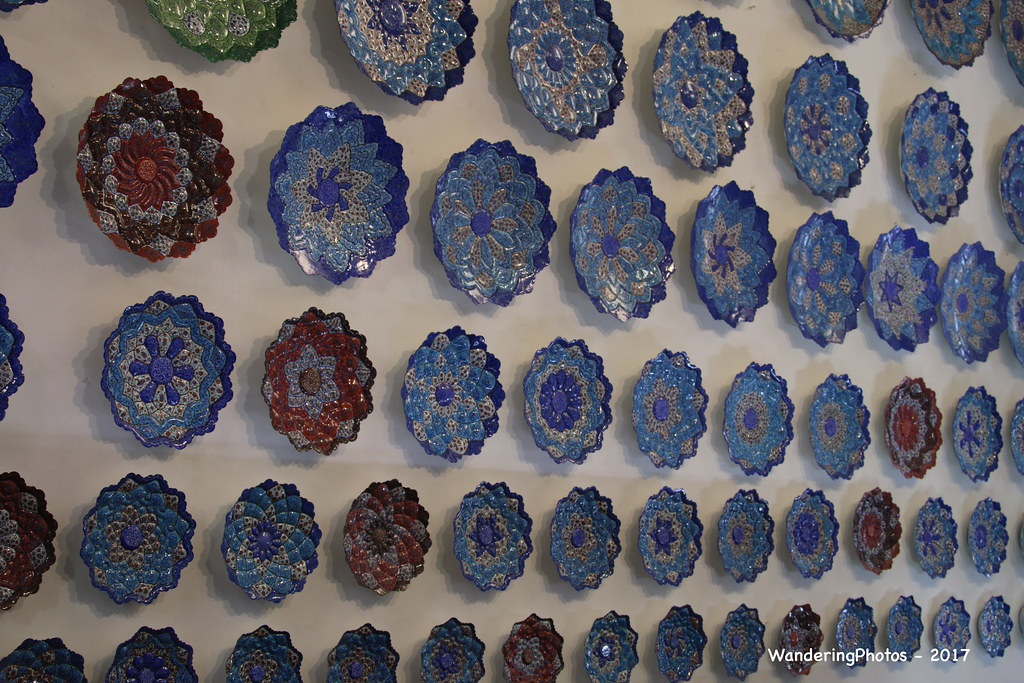 Decorative tin plates Isfahan Iran Wandering PJB Flickr
