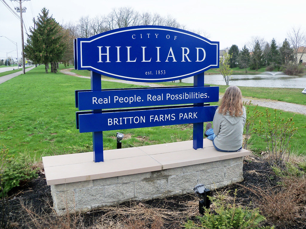 OH Hilliard Britton Farms Park Sign for Britton Farms Pa… Flickr