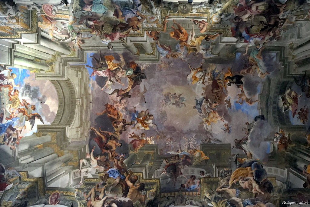 Eglise SaintIgnacedeLoyola plafond de la nef Voûte de… Flickr