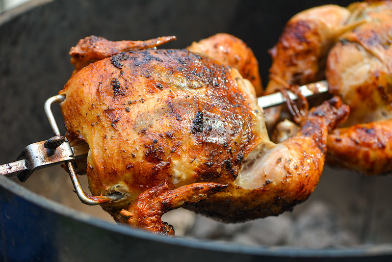 Garlic & Herb Rotisserie Chicken Recipe The Meatwave