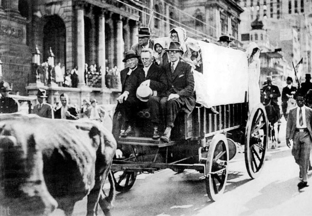 The Centenary reenactment of the Great Trek, passing the … Flickr