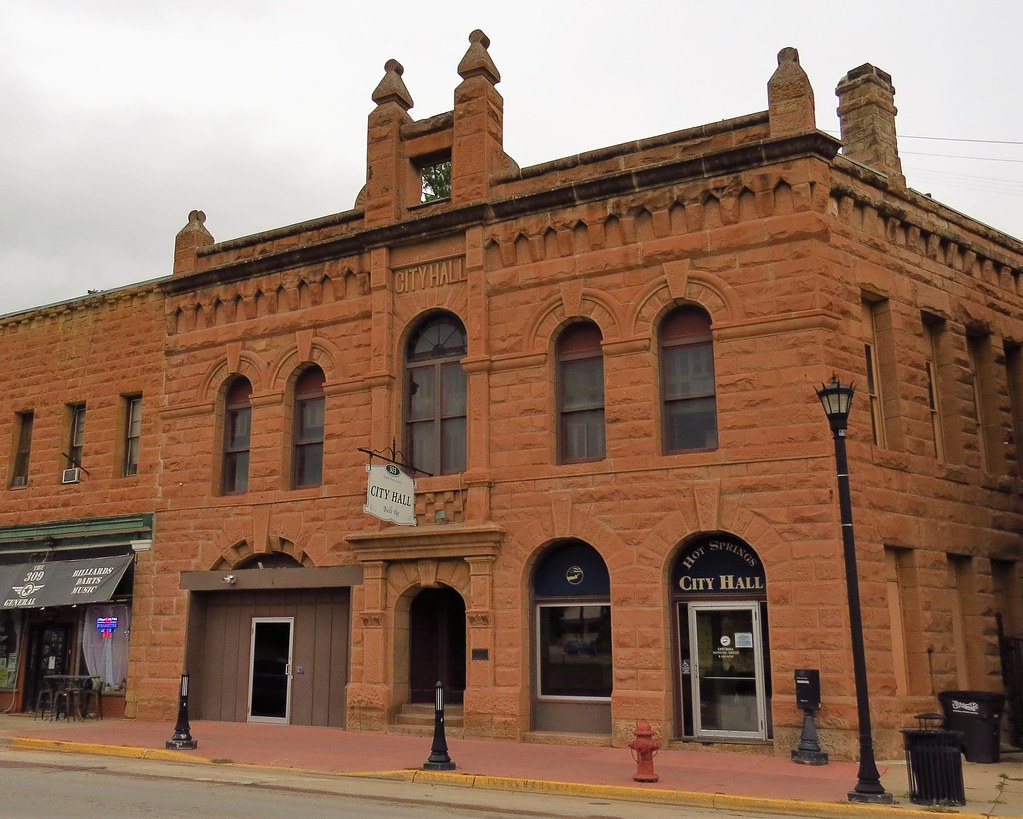 Hot Springs, SD City Hall Hot Springs, South Dakota; built… Flickr