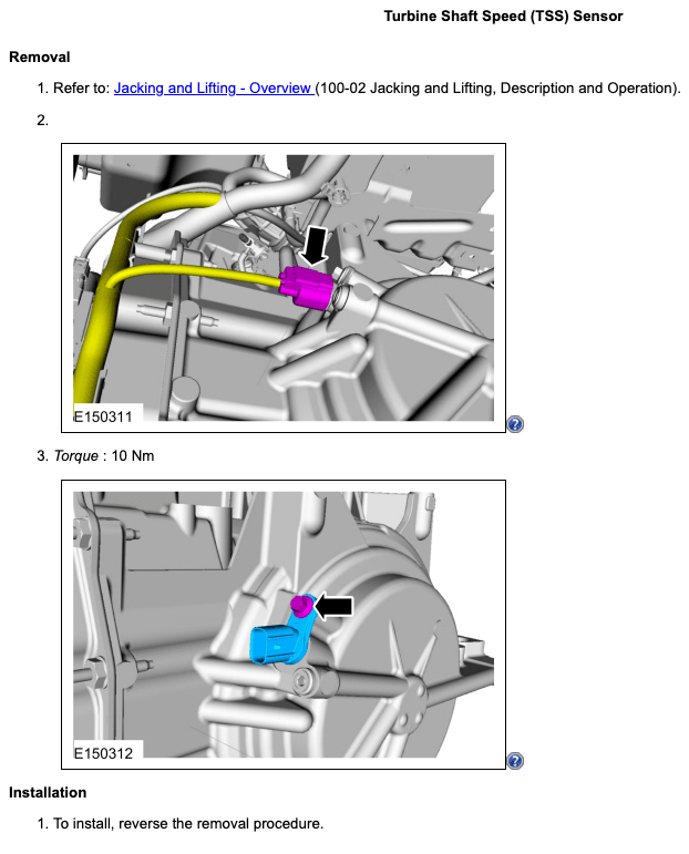 2014 ford fusion Turbine Speed sensor circuit A : r/fordfusion
