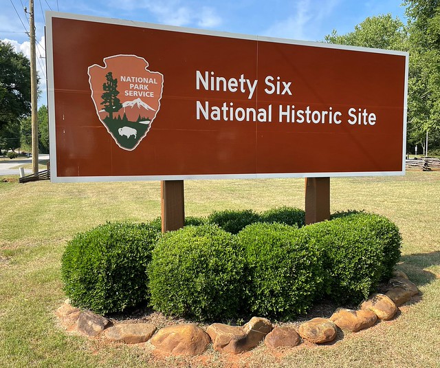 Six National Historic Site Sign (Greenwood County, South