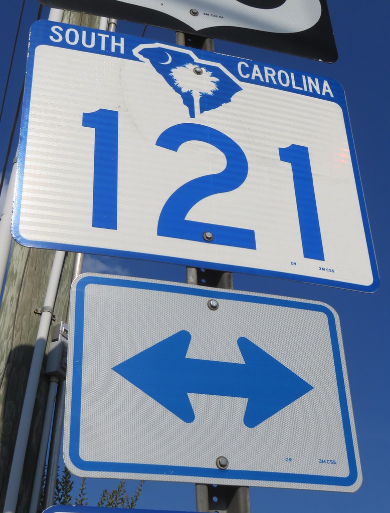 South Carolina State Highway 121 Sign (Saluda, South Carol… Flickr