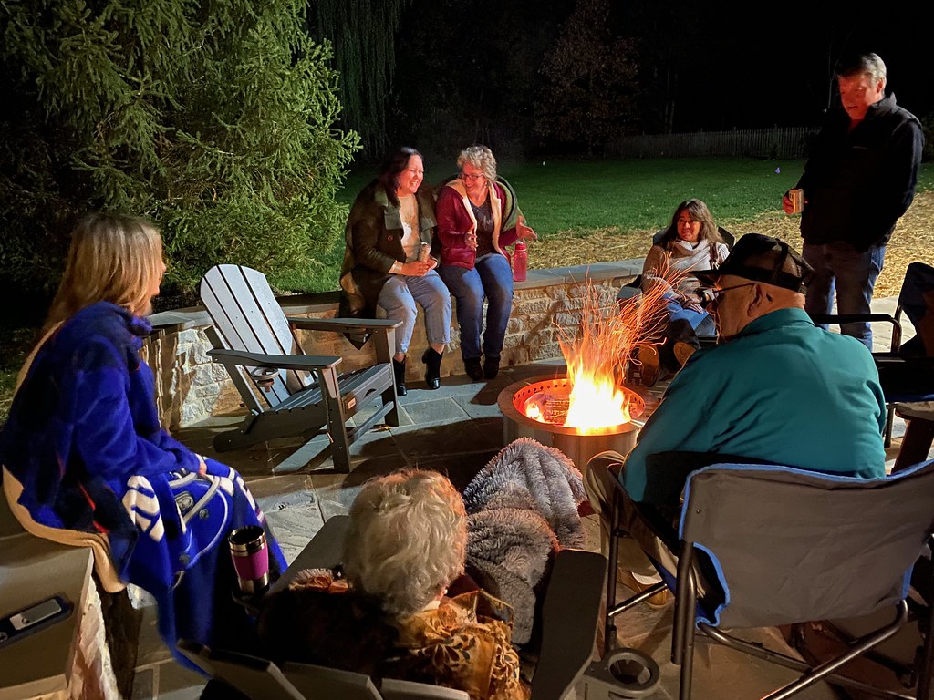 Fire pit fun at my brother's house Jack Flickr