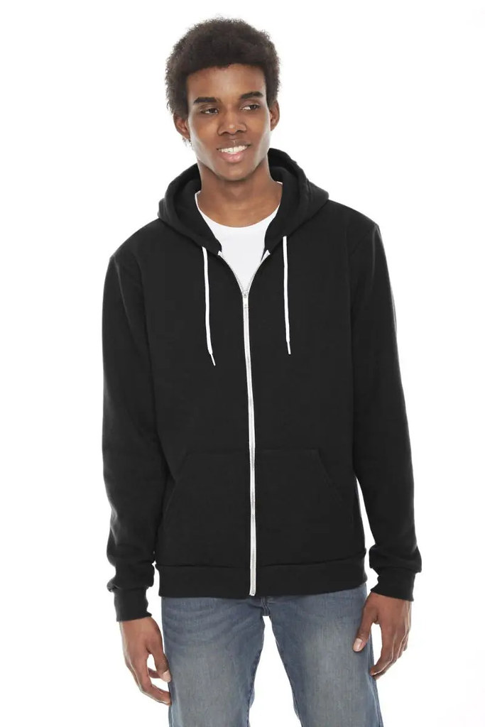 American Apparel F497W Unisex Fleece Zip Hoodie Blanks… Flickr