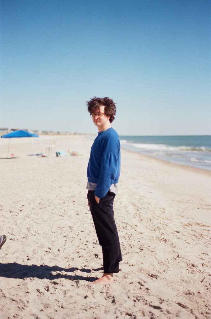 Portrait of Brother Nikon FM2, Porta 400 Holden Beach, N… Carson