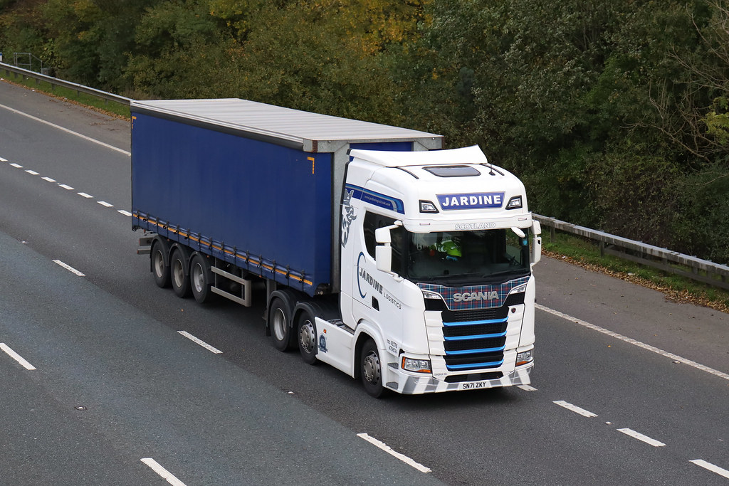 Jardine Logistics Scania 500S SN71ZKY M61 Bolton jct 4 Flickr