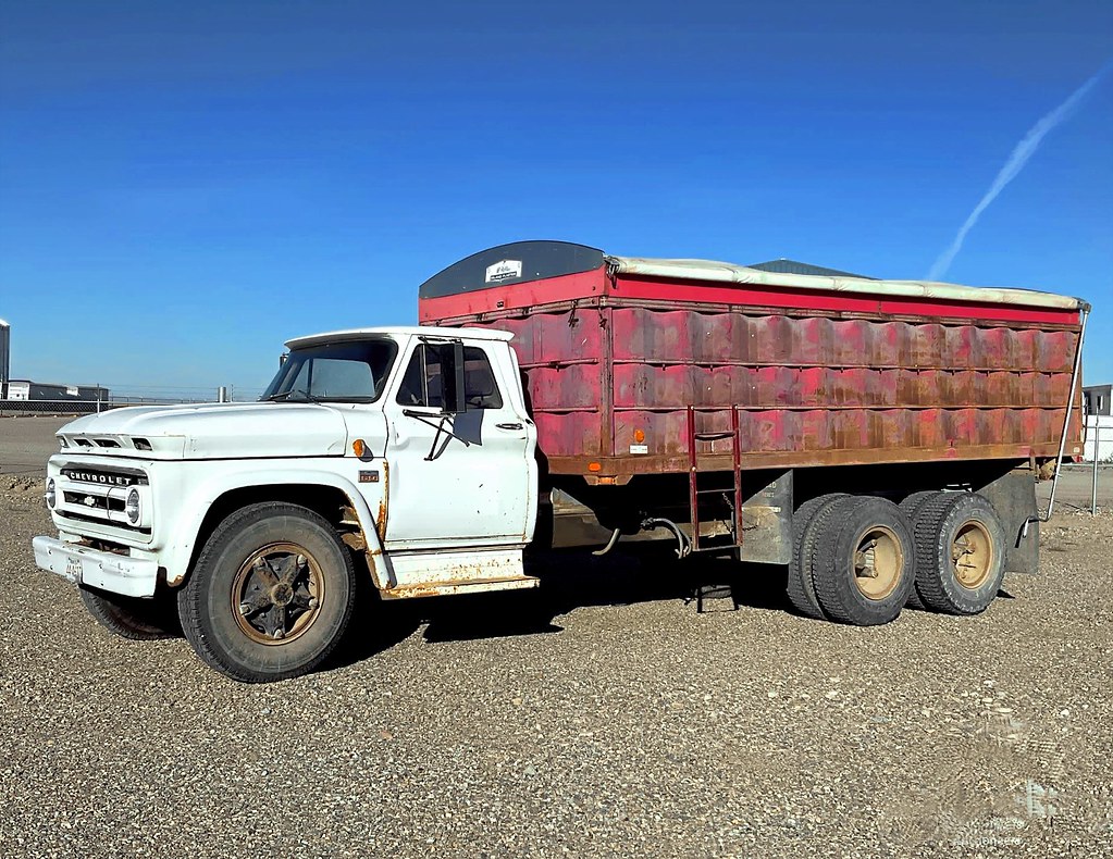 1966 Chevy C60 Old farm truck for sale by Ritchie Bros. Dick Copello Flickr
