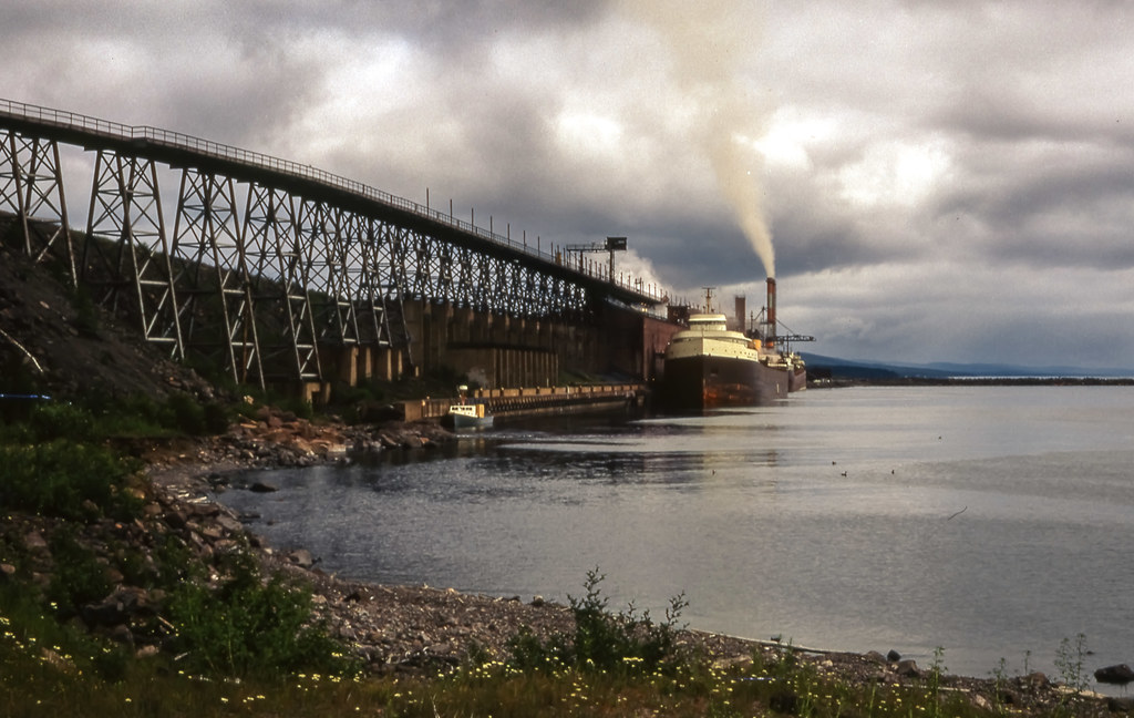 SS Arthur B Homer, Taconite Harbor, MN JUL 1972, L. Maves Flickr