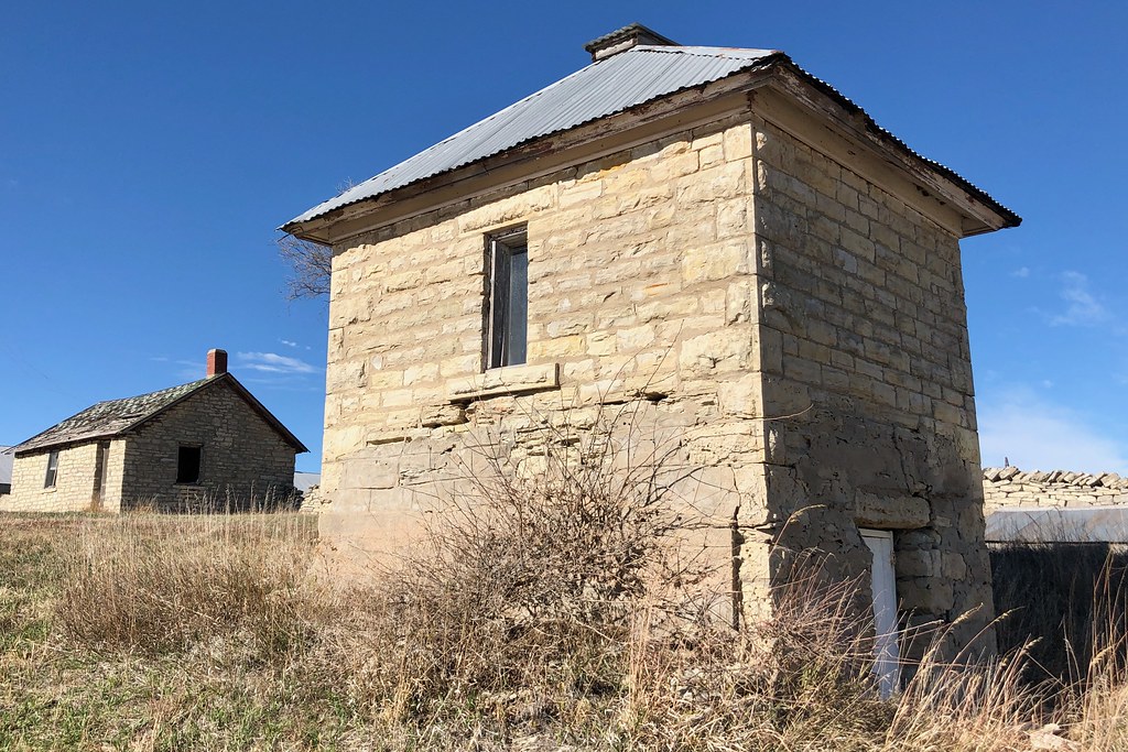 Keystone Ranch Marion Co KS Ice House The square stone ice… Flickr