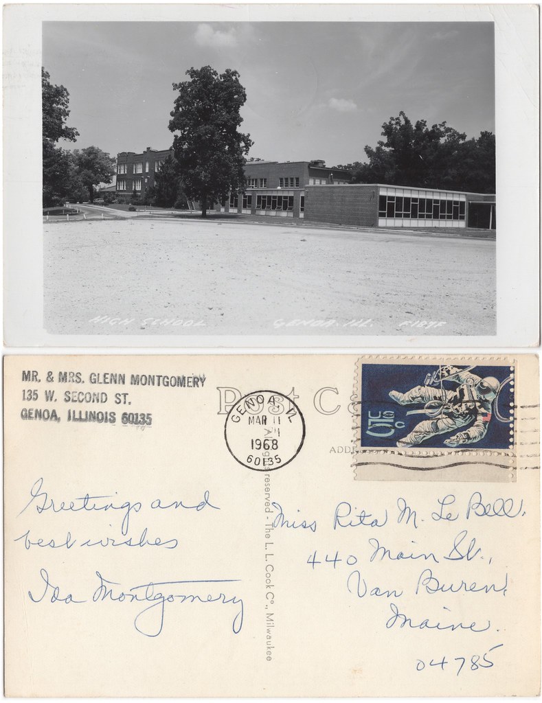 Genoa High School 1968 Image depicts Genoa High Schoo… Flickr