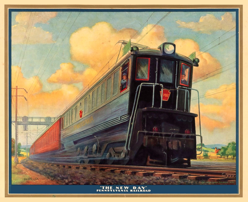 TRAIN E USA PENNSYLVANIA RAILROAD CLASS DD1 BOXCAB ELECTRI… Flickr
