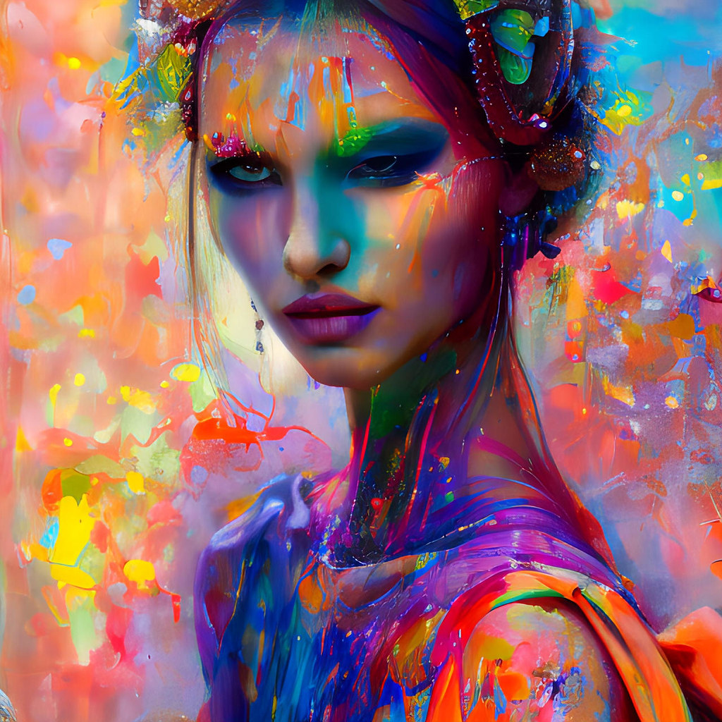 Painted Lady Created using DreamUp Flickr