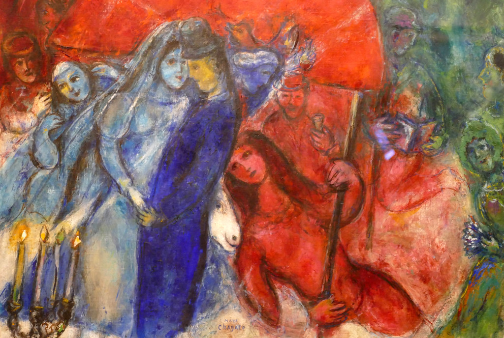 Marc Chagall Die Hochzeit The wedding Detail Flickr