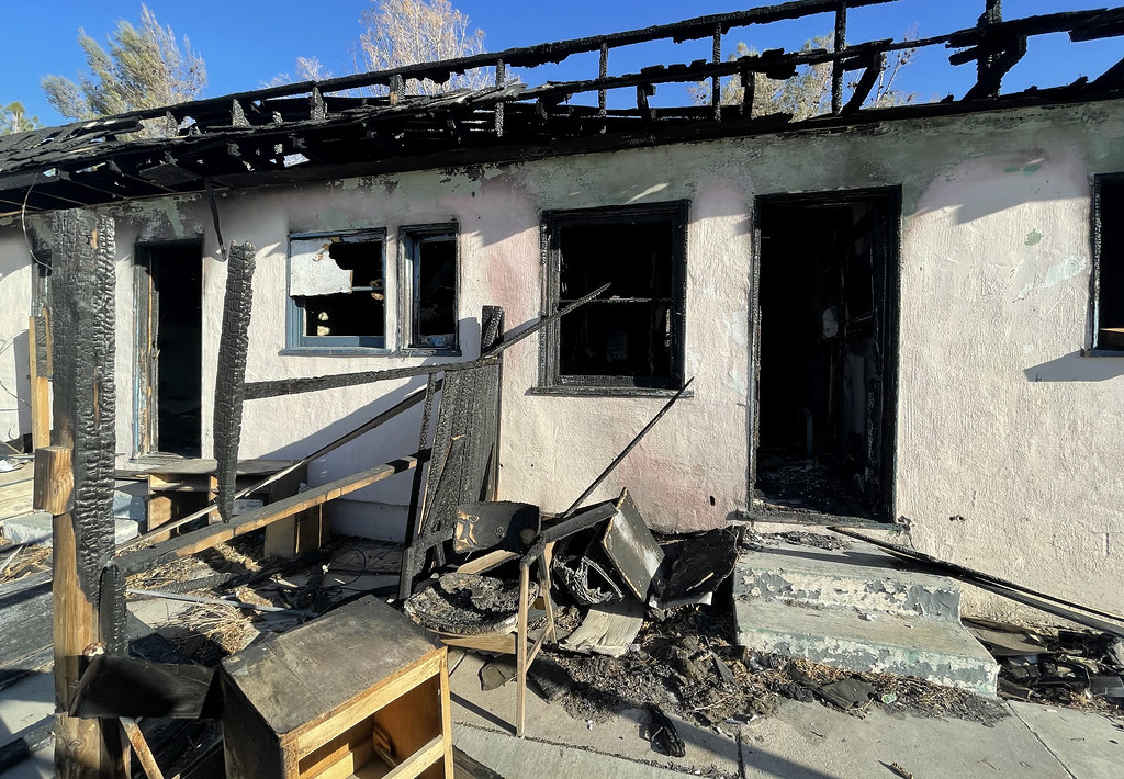 Fire Damage Inyokern, California cowyeow Flickr