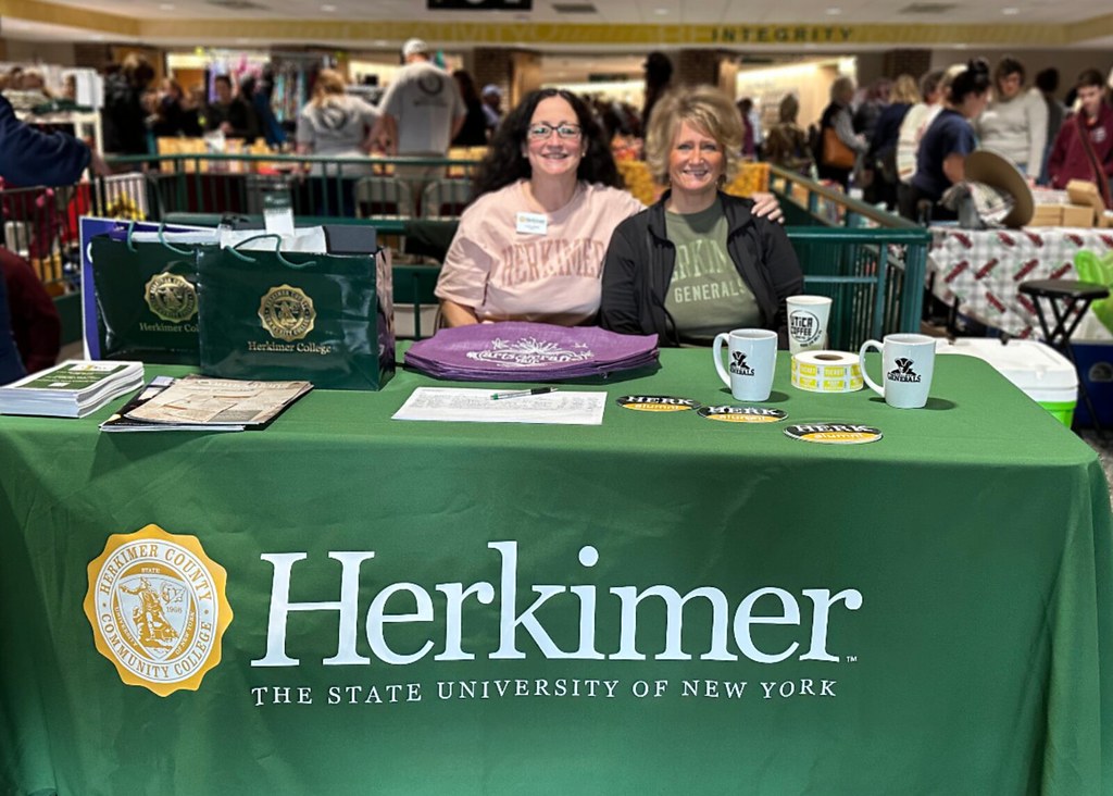 Alumni table at ac fair 1 Herkimer College Flickr