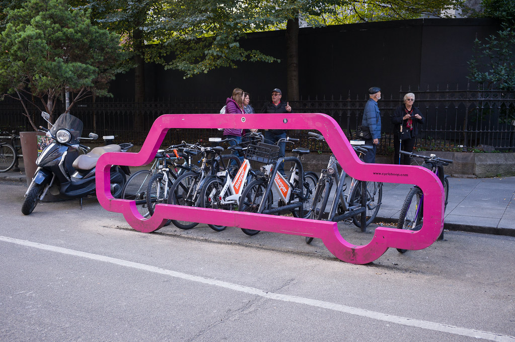 Bike rack in Dublin Ireland halbphoto Flickr