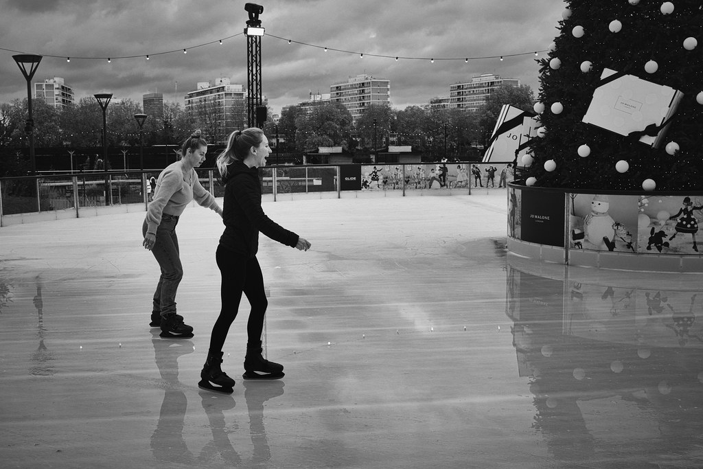 Ice Skating outside Battersea Power Station November 2022 C D Flickr