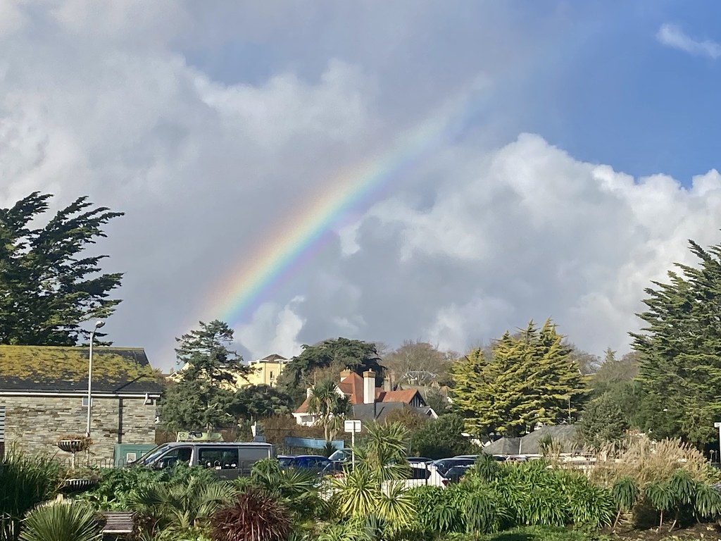 Another rainbow over Falmouth. A day of intermittent showe… Flickr