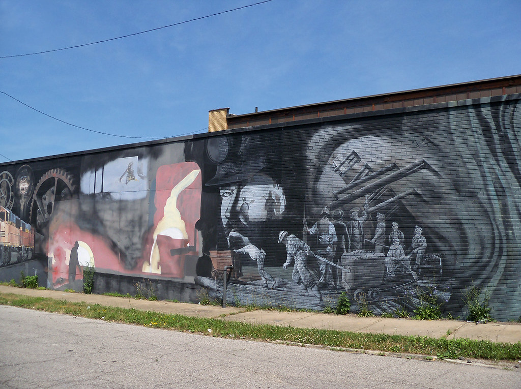 OH Cleveland Mural 355 Industry mural in the Broadway Sl… Flickr