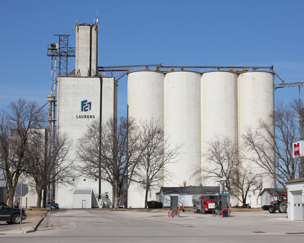 Farmers Cooperative Elevator Laurens, IA Tom McLaughlin Flickr