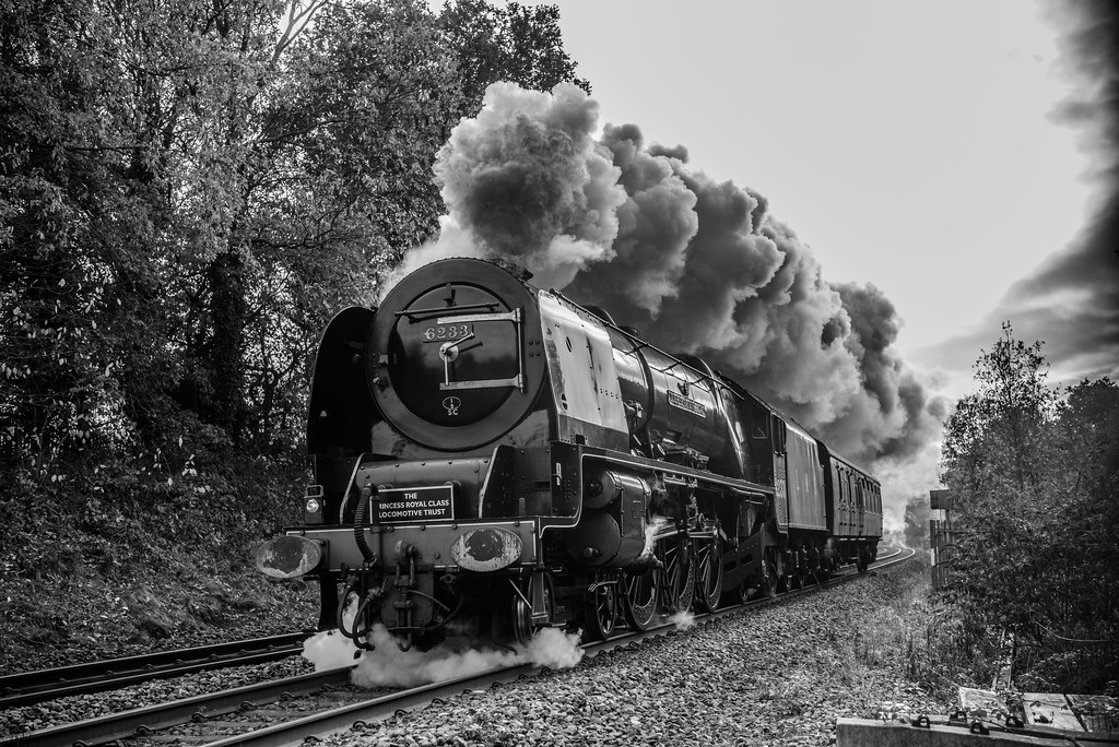 46233 'Duchess of Sutherland', Sutton Coldfield Arriving Somewhere