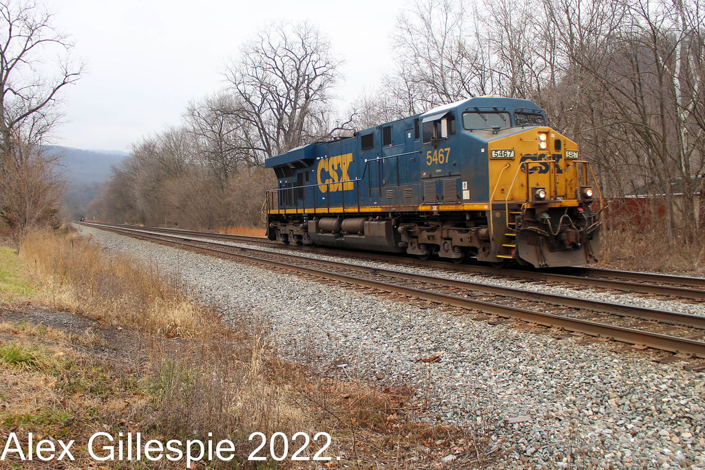 CSX 5467 CSX ES40DC 5467 "YN3" returns to Cumberland, MD a… Flickr