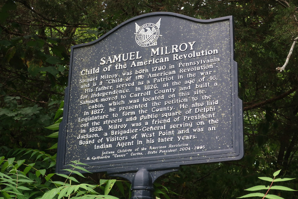 Samuel Milroy Historic Marker Delphi, Indiana Samuel Mil… Flickr