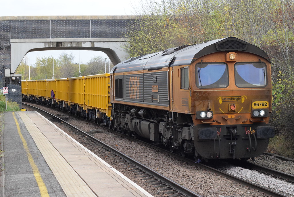 GBRF 66792 South Wigston railway station GB Railfreight … Flickr