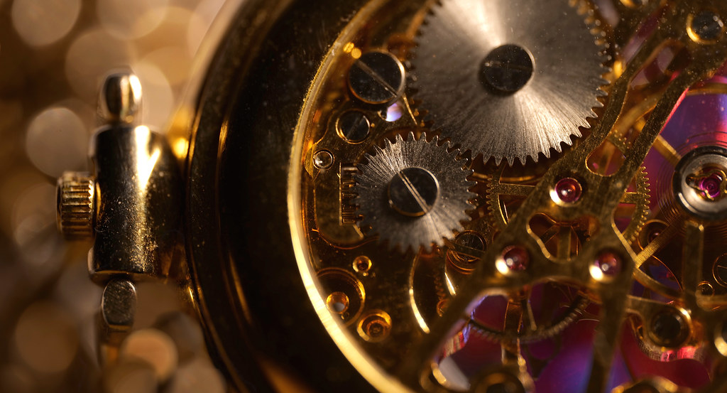 Vintage time machine Pocket watch HMM Harmony of 7 Blue Nights Flickr