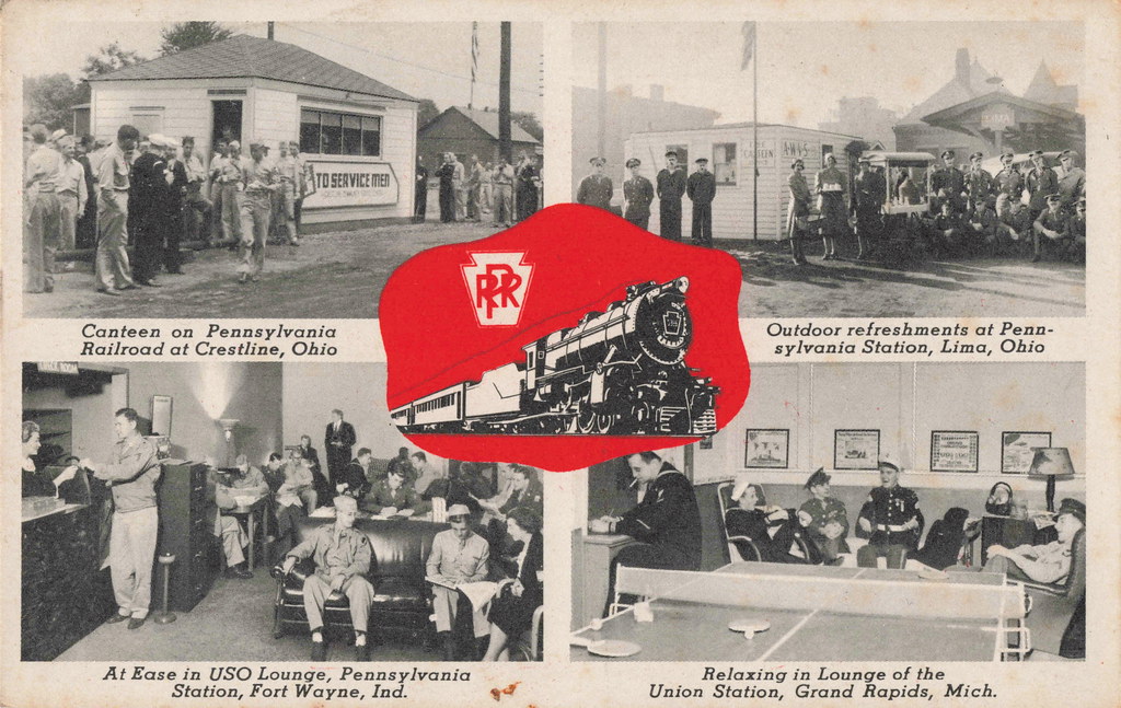 RR Grand Rapids MI c.1941 Pennsylvania Railroad DEPOT WW I… Flickr