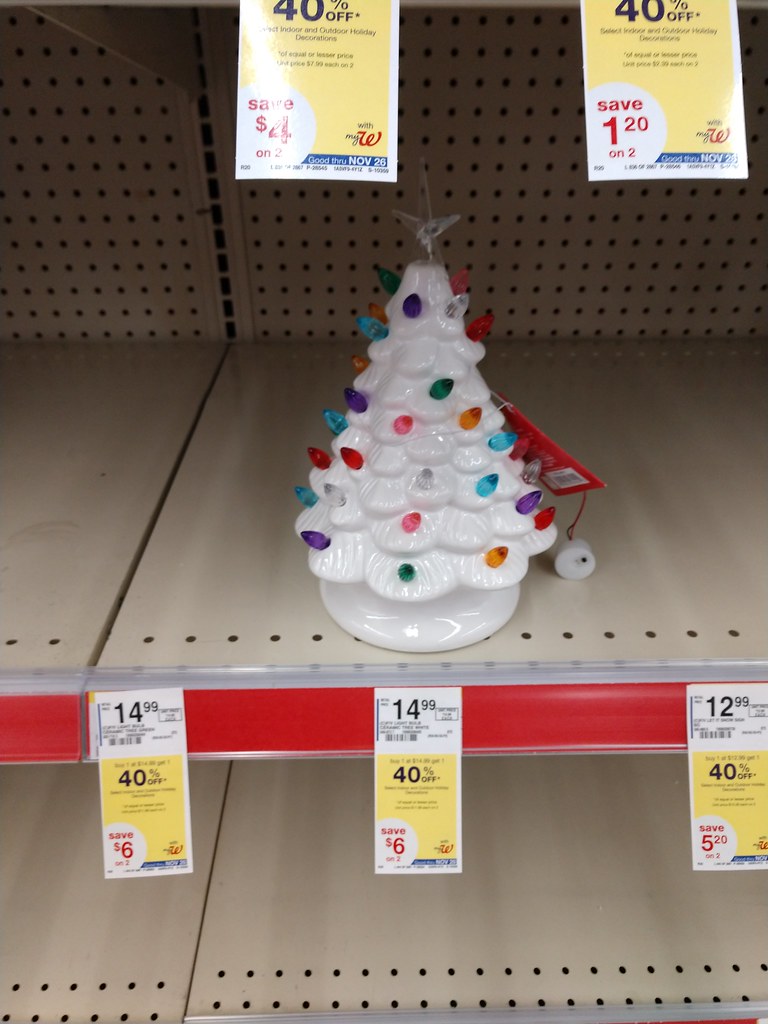 one left! White Christmas tree. Walgreens. Livonia, Michig… Flickr