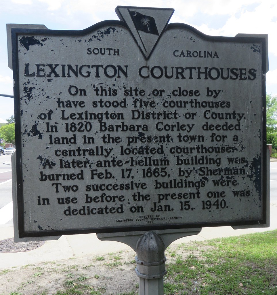 Lexington Courthouse Marker (Lexington, South Carolina) Flickr