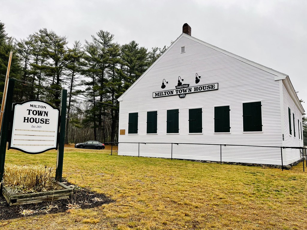 Milton Town House. Milton, New Hampshire. Built in 1803. N… Flickr