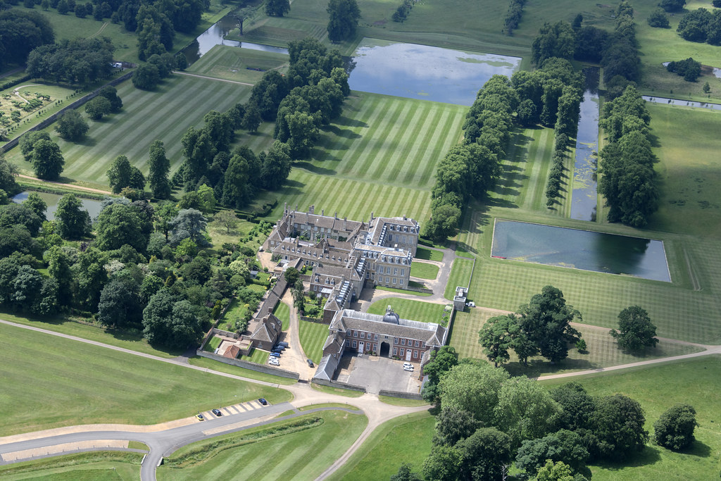 Boughton House aerial image Northamptonshire Aerial view… Flickr