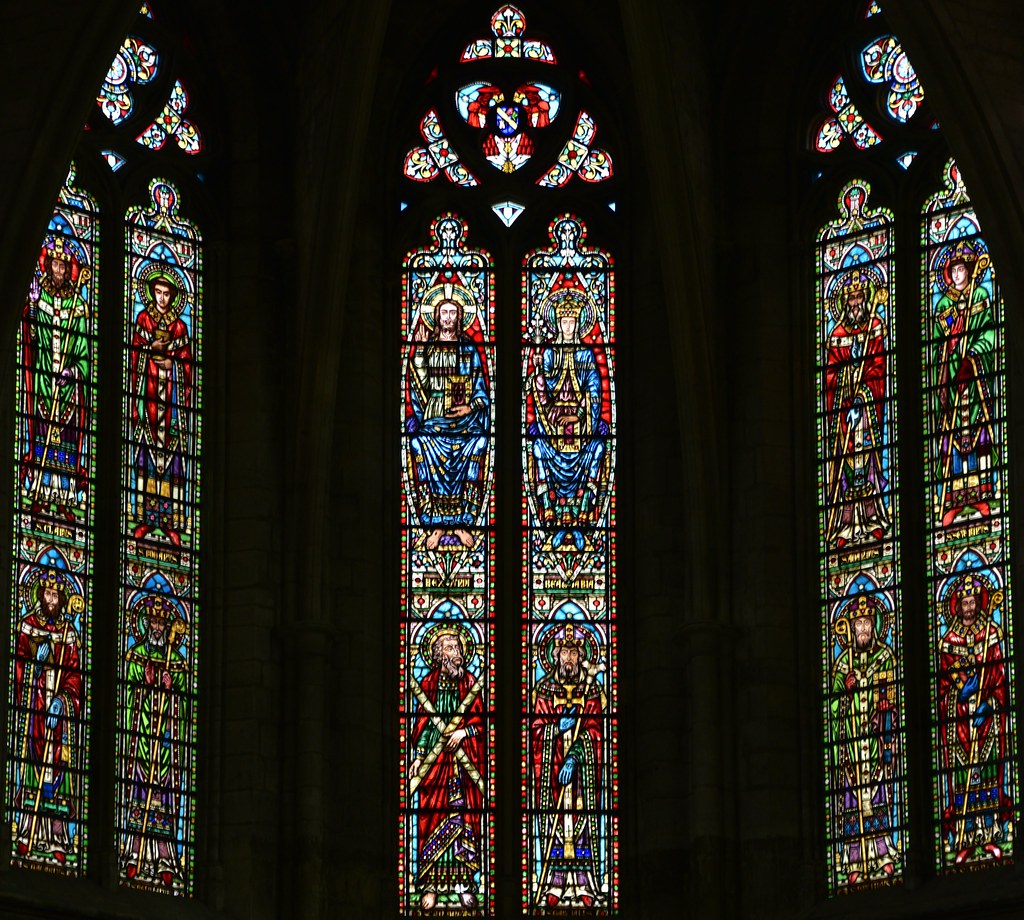 _DSC7811 One of the amazing stainedglass windows in the "… Flickr