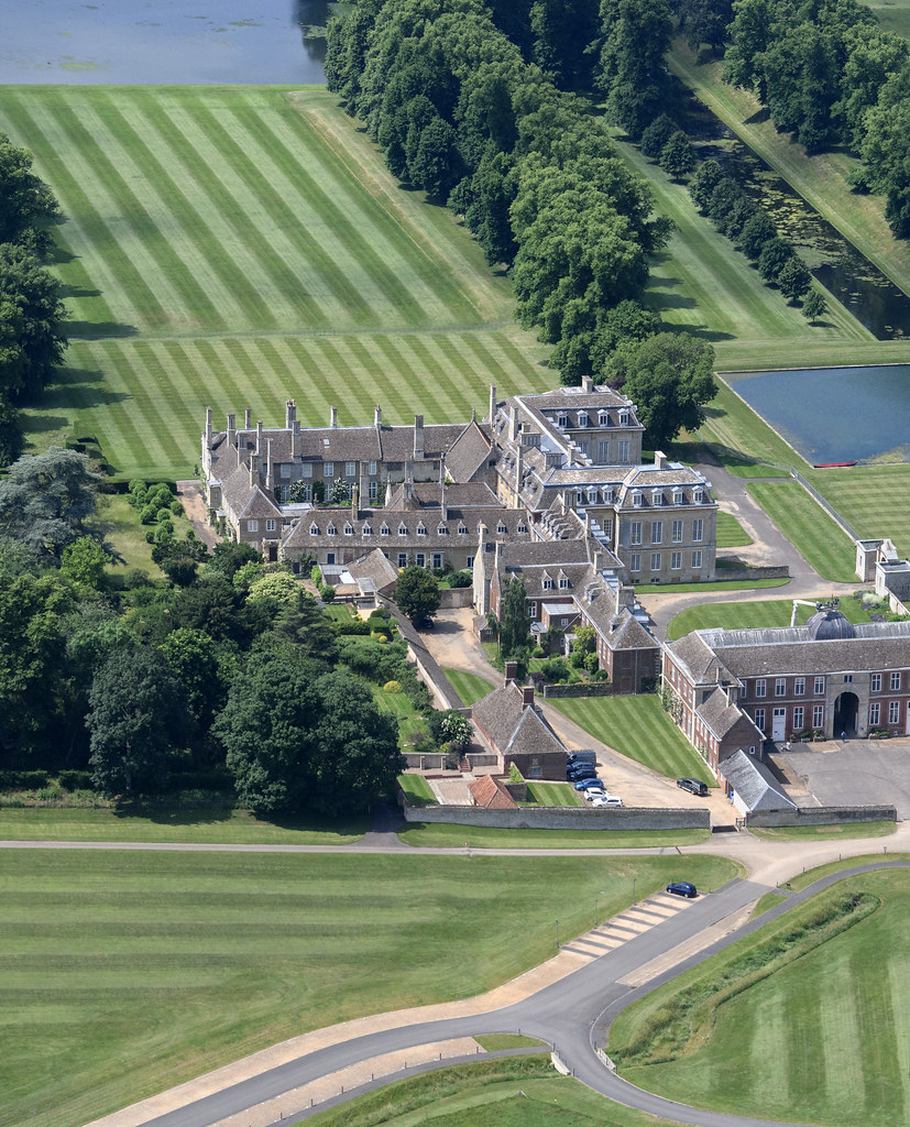 Boughton House aerial image Northamptonshire Aerial view… Flickr