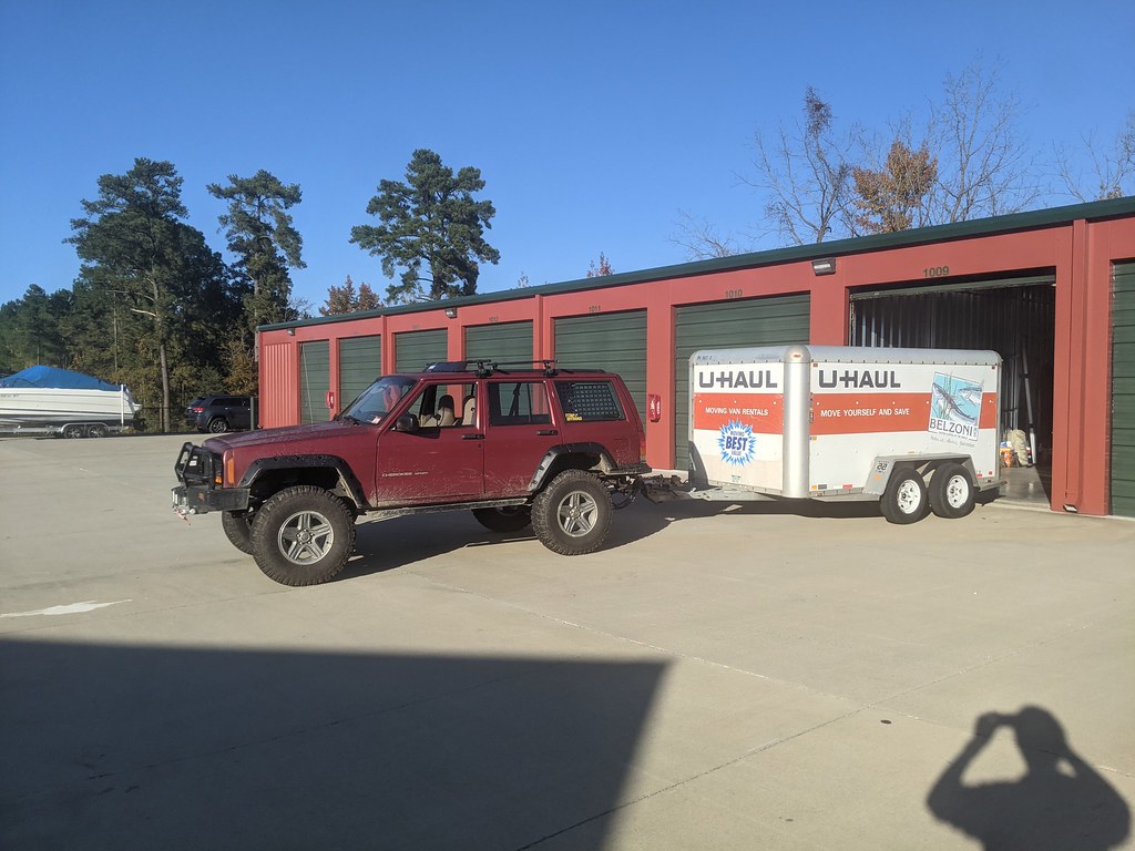 Jeep Cherokee XJ 12'X6' Uhaul Trailer Logan Utsman Flickr
