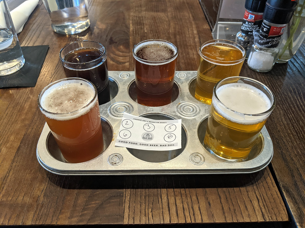 Beer Flight Beer Flight at Old Dog Alehouse Delaware OH 10… Flickr