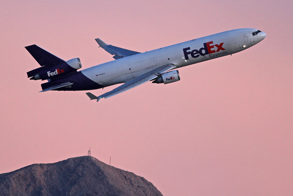 N582FE McDonnell Douglas MD11F FedEx Nellis AFB NV 10th M… Flickr
