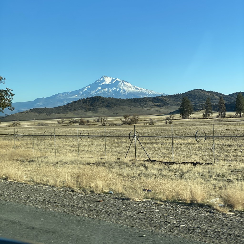 View of Mount Shasta during our drive home from Carnation Flickr