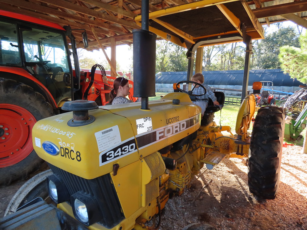 Lawson on an abbey tractor. My grandnephew. abbeyprivate Flickr