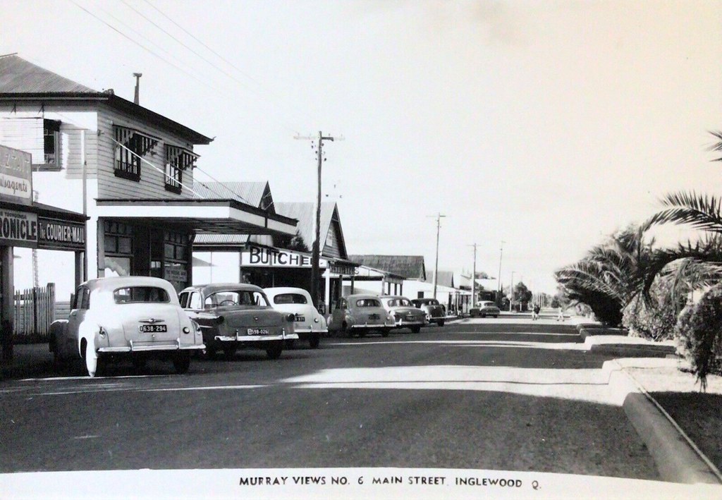 Main Street, Inglewood, Qld 1950s a photo on Flickriver