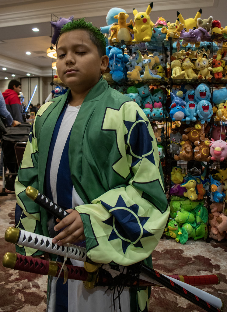 Zoro Cosplay Kid wearing a Roronoa Zoro Cosplay at STCE. Deriam Valdivia Flickr